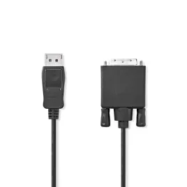 nedis-ccgl37200bk20-adapter-kablowy-2-m-displayport-dvi-d-czarny