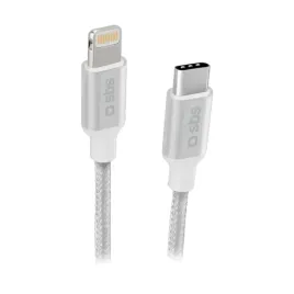 sbs-tecableligtc1bw-kabel-lightning-1-m-srebrny