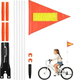 proporczyk-rowerowy-regulowany-30-150-cm-pomaranczowy-zestaw-5-szt