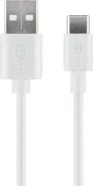 goobay-38677-kabel-usb-usb-2-0-01-m-usb-a-usb-c-bialy