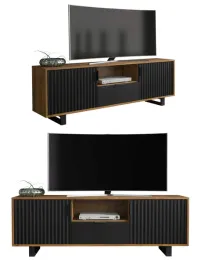 duza-szafka-rtv-tv-160cm-ryflowane-fronty-loft-retro-dab-czarny-mat-lft003e