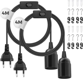 oprawka-lampy-e27-z-przewodem-4-m-i-wtyczka-eu-czarna-2-szt