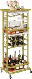 stojak-na-wino-z-kolkami-4-poziomy-zloty-wozek-barowy-20-butelek