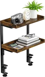 regal-biurkowy-2-poziomowy-drewno-i-zelazo-40-cm-rustykalny-brazowy