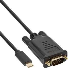inline-64142-adapter-kablowy-2-m-usb-type-c-vga-d-sub-czarny