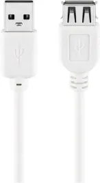 goobay-96197-kabel-usb-usb-2-0-06-m-usb-a-bialy