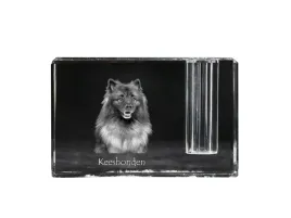 szpic-wilczy-keeshond-stojak-na-dlugopis-krysztalowy-organizer-ze-zdjec