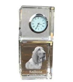 redbone-coonhound-krysztalowy-zegarek-ze-zdjeciem-zdjecie-psa-w-krysztal