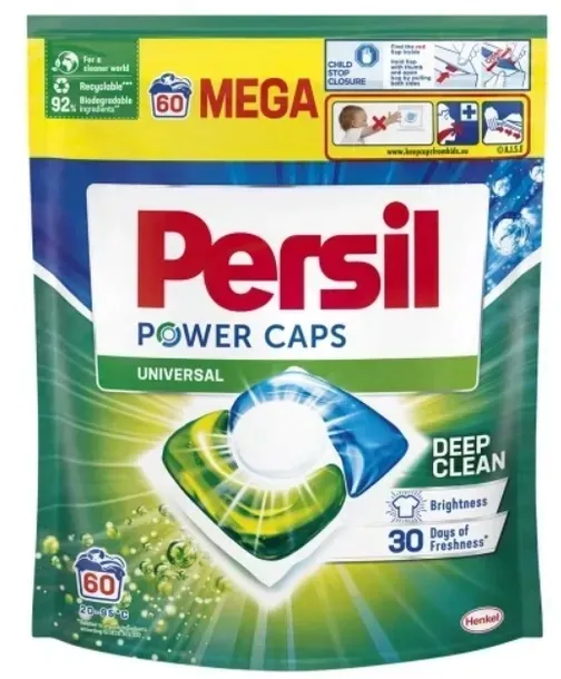 Kapsułki do prania Persil Power Caps Universal MEGA 60 sztuk