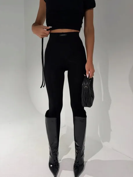LEGGINSY LAMANUEL CHAOS CZARNE