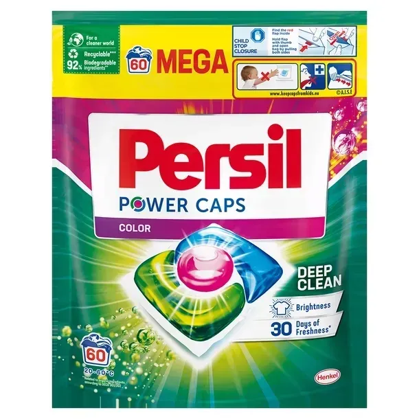 Persil Power Caps Kapsułki do Prania Koloru 60 szt