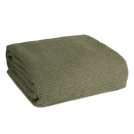 koc-200x220-zielony-linda-waflowy-345-gsm-bawelna