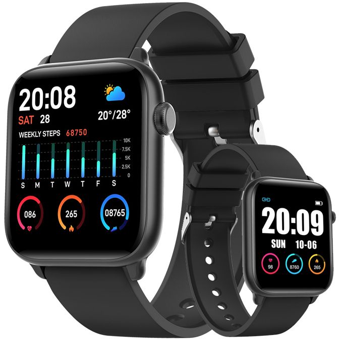 ZEGAREK SMARTWATCH do IPHONE SAMSUNG XIAOMI HUAWEI OPPO SMS FB PULS