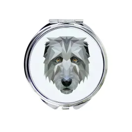 wilczarz-irlandzki-irish-wolfhound-lusterko-ze-zdjeciem-i-napisem-geometr