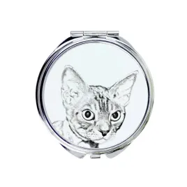 devon-rex-lusterko-kieszonkowe-z-kotem-personalizowane-lusterko-do-toreb