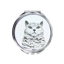 kot-selkirk-rex-krotkowlosy-lusterko-kieszonkowe-z-kotem-personalizowane
