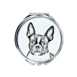 boston-terrier-boston-bull-terrier-lusterko-kieszonkowe-z-psem-personal