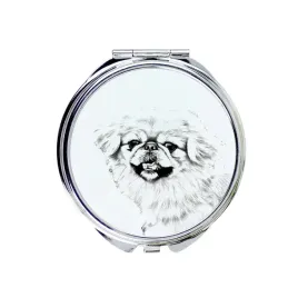 pekinczyk-lusterko-kieszonkowe-z-psem-personalizowane-lusterko-do-torebk