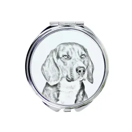 beagle-lusterko-kieszonkowe-z-psem-personalizowane-lusterko-do-torebki