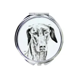 doberman-dobermann-lusterko-kieszonkowe-z-psem-personalizowane-lusterko