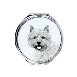 norwich-terrier-lusterko-kieszonkowe-z-psem-personalizowane-lusterko-do