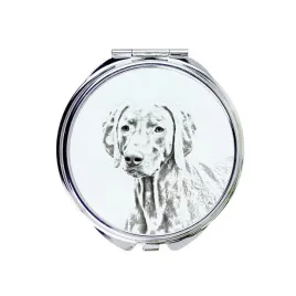 wyzel-weimarski-weimaraner-lusterko-kieszonkowe-z-psem-personalizowane