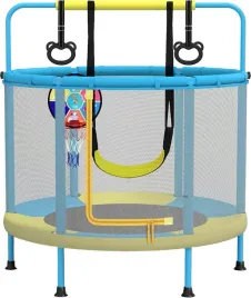 trampolina-dziecieca-4-w-1-z-koszykowka-i-tarcza-30-sprezyn-stalowa