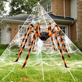 dekoracja-halloween-pajak-150-cm-pajeczyna-zestaw-duzy