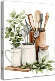 obraz-na-plotnie-kuchenny-30x40-cm-z-liscmi-eukaliptusa-rustykalny