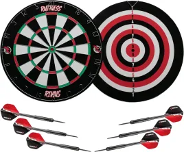 tarcza-do-darta-ruthless-rivals-45-cm-dwustronna-2-zestawy-rzutek