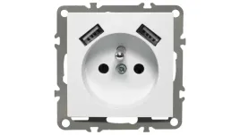 quadra-gniazdo-z-u-2x-usb-2-1a-biale