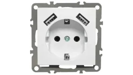 quadra-gniazdo-schuko-2x-usb-biale