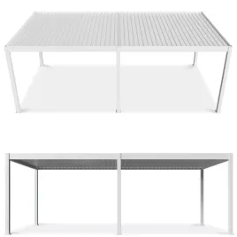 pergola-ogrodowa-oswietlenie-led-aluminiowa-deluxe-automatic-36x72-biala