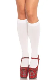 nylon-knee-highs-white