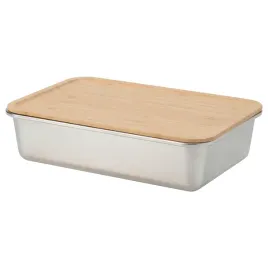 ikea-365-pojemnik-zywnosci-stal-bambus-3l-duzy