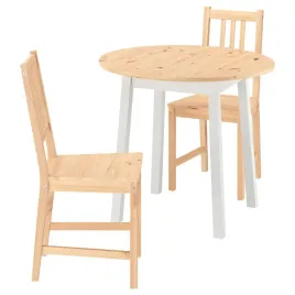 ikea-pinntorp-stol-okragly-85cm-i-2-krzesla-drewniane-zestaw