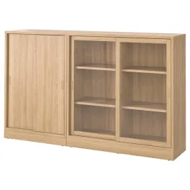 ikea-tonstad-szafka-witryna-drzwi-przesuwne-dab-szklo-202x37