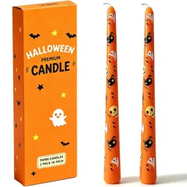 swiece-halloween-25-cm-2-szt-pomaranczowe-dynia-duch-nietoperz