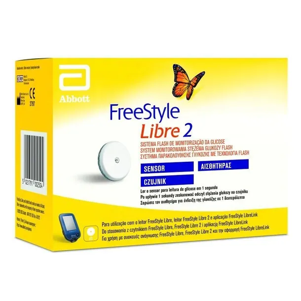 FreeStyle Libre 2, system monitorowania stężenia glukozy, sensor, 1 sztuka