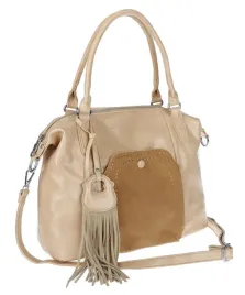 torebka-damska-kuferek-shopper-a4-na-ramie-z-fredzlami-pasek-mc688-bezowa