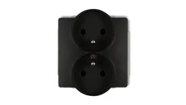 deco-soft-gniazdo-podwojne-z-u-do-ramki-czarny-mat-12dgprso-2zp