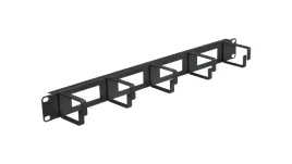 organizator-kabli-rack-19-1u-metalowy-czarny-z-5-uchwytami-i-przepustami
