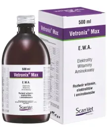 scanvet-vetronix-max-500-ml-elektrolity-witaminy-i-aminokwasy-dla-zwierzat