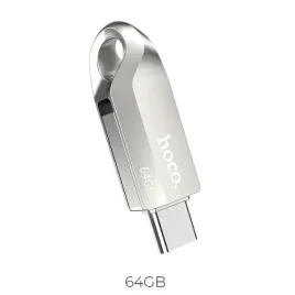 pendrive-64gb-usb-3-0-usb-a-usb-c-hoco-ud8-nikiel-jakosc