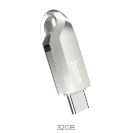 pendrive-32gb-usb-3-0-usb-a-usb-c-hoco-ud8-nikiel-jakosc
