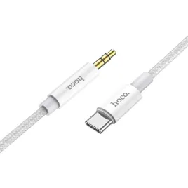 kabel-aux-jack-35-mm-do-usb-c-hoco-1-m-upa19-srebrny-jakosc