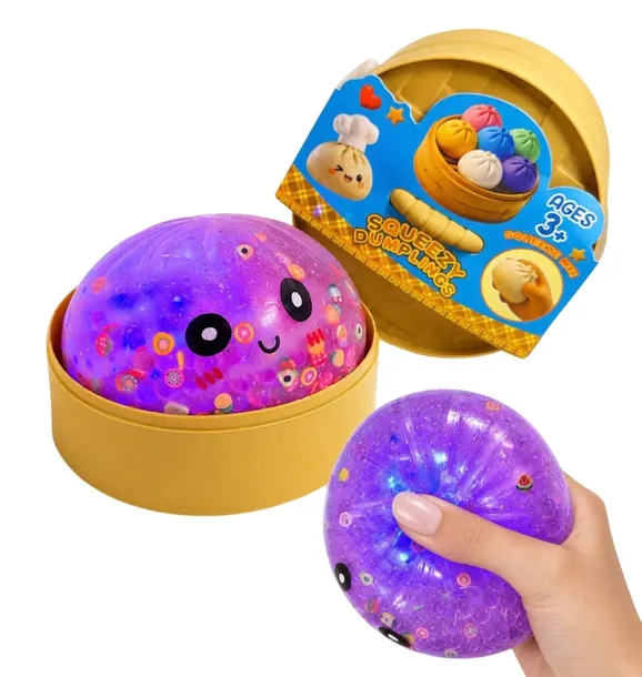 Squishy LED Orbiz Antystresowy Gniotek Pieróg Niespodzianka