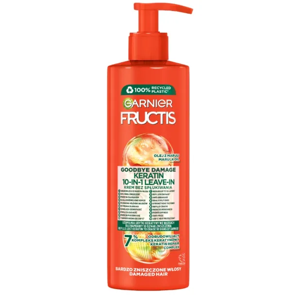 Garnier Fructis Goodbye Damage 10w1 Odżywka Bez Spłukiwania Do Włosów 400ml