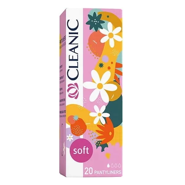 CLEANIC SOFT Wkładki higieniczne dla kobiet 20 szt