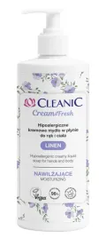 cleanic-cream-and-fresh-linen-hipoalergiczne-nawilzajace-mydlo-w-plynie-500ml